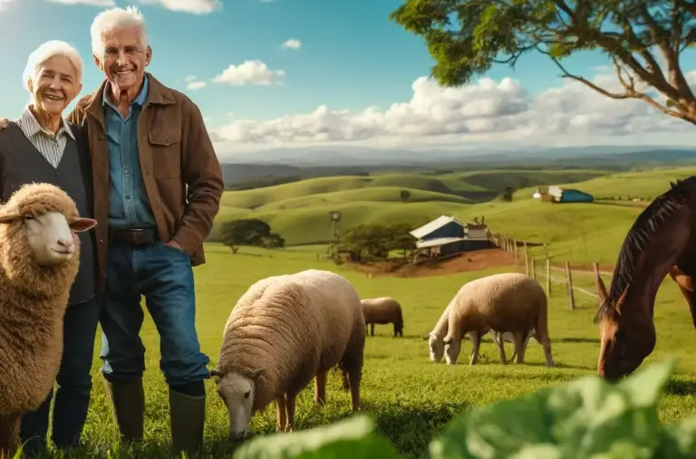 Agricultor no campo